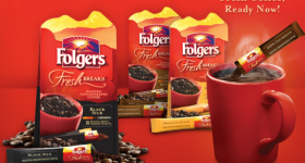 Free Folgers Fresh Breaks Coffee sample (Facebook offer — first 350,000!)