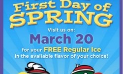 Free Italian’s Ice at Rita’s on 3/20