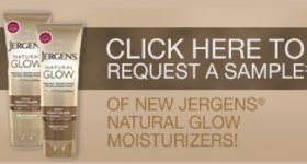 Free Jergens Natural Glow Moisturizer sample
