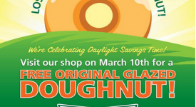 FREE Krispy Kreme Doughnut on 3/10