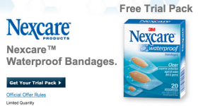 FREE Nexcare Waterproof Bandages Sample Pack (Facebook) Expired