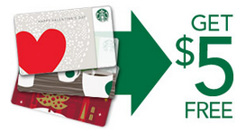 *HOT* FREE $5 Credit For New My Starbucks Rewards Club Members (Register a Gift Card Online)