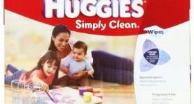 Huggies Simply Clean Baby Wipes for 1.7 cents per wipe shipped (fragrance free)