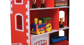 KidKraft Firehouse Bookcase: $39.99