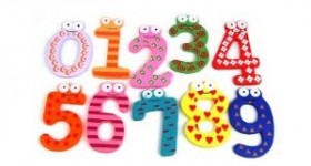 Kid’s Fun Colorful Magnetic Wooden Numbers only $1.50 SHIPPED!