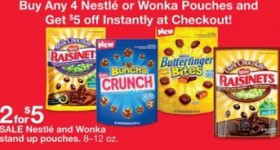 Kmart – Nestle or Wonka Candy Bags $.75