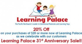 Learning Palace: 20% off all $20+ purchases through 3/15