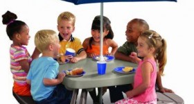 Little Tikes Fold ‘n Store Table with Market Umbrella $79!