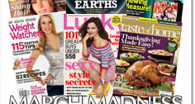 Magazine Sale: 5 1-year Subscriptions for $19.97
