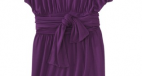Merona® Women’s Shirred Dress w/Tie Back in Assorted Colors  for $15 Shipped