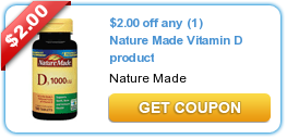 Nature Made Vitamin D – $.70 at Walmart!
