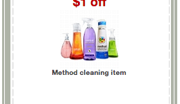 New $1/1 Method Target Coupon Available (Cleaning Products as Low as $0.66 each at Target!)