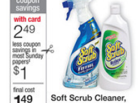 New $1/1 Soft Scrub Cleaner Coupon ($1.49 at Walgreens)