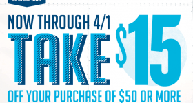 New $15 Off $50 Purchase Old Navy Coupon