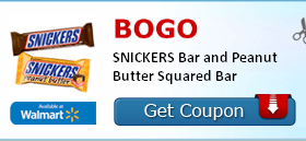 New Rare BOGO Snickers Coupons Available