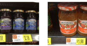New Smuckers Coupon = Possibly $1.23 at Walmart