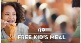 Olive Garden: FREE Kid’s Meal with Adult Entree Purchase Coupon