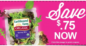 Print $0.75/1 Earthbound Farm Organic Coupon Today!