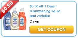 Printable Dawn Coupons – Save $.75
