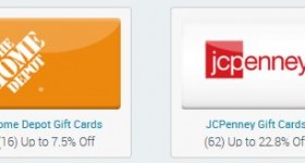 Raise.com: Discounted Gift Cards + $5 off a $75 Purchase