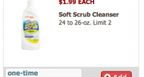 Safeway: Soft Scrub $.50