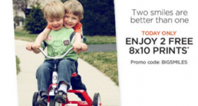 Shutterfly: Two Free 8×10 Photo Prints (Pay Shipping)