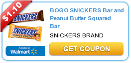 Snickers $.29 at Walgreens With Coupon!!