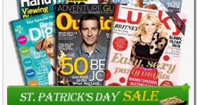 St. Patricks Day Magazine Subscription Sale