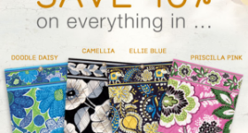 Vera Bradley 40% Off Sale!