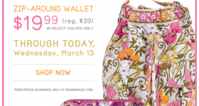 Vera Bradley: Quick Draw only $39.99 {today only}