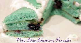 Very Blue Blueberry Pancakes! Perfect for Easter Morning!
