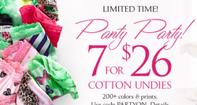Victoria’s Secret: 7 panties for just $26 + 2 Secret Reward cards!