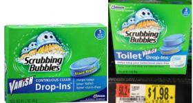 Walmart Shoppers! Scrubbing Bubbles Drop-Ins only $0.98 each!