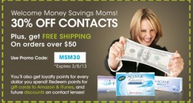 Weekend Giveaway: $50 voucher for contact lenses from 1800AnyLens.com (5 winners)