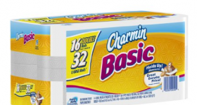32 Rolls of Charmin Basic Toilet Paper for $9.93