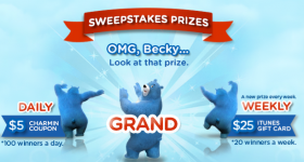 Enter to win Charmin Sweepstakes!