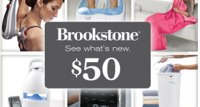 Eversave.com: $50 Voucher to Brookstone Just $25 (Can Be Applied Towards Shipping!)