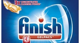 Finish Gelpacs Dishwasher Detergent just $.11 per load shipped!