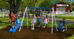Flexible Flyer Triple Fun Swing Set $129 Shipped!