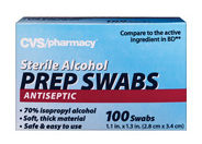 FREE 100-Count CVS Alcohol Prep Swabs with Coupon (Valid In-Store)