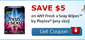 *HOT* $5/1 Playtex Wipes = $.97 at Walmart!!!