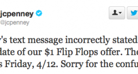 JCPenney: $1 Flip Flops on Friday (April 12, 2013)