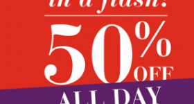 Lane Bryant: HOT! Save 50% all day today! Online only!