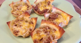 Leftover Makeover: Taco Wontons