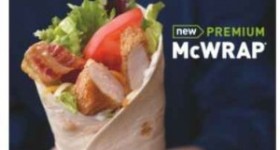 McDonalds: New Wraps only $1 with purchase of $1 Beverage! No coupons needed!