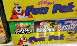 Rite Aid – Kellogg’s Cereal Fun Pak $1.63