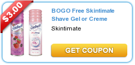 Skintimate Shaving Gel Coupons