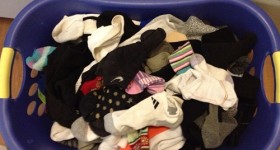 {Spring Cleaning} Decluttering the Stray Sock Basket