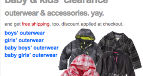 Target: Outerwear Clearance Plus 10% off Additional Discount and Free Shipping