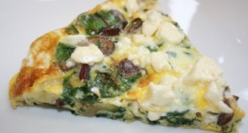 Vegetable Frittata With Feta Cheese Recipe #FastFiveMeals